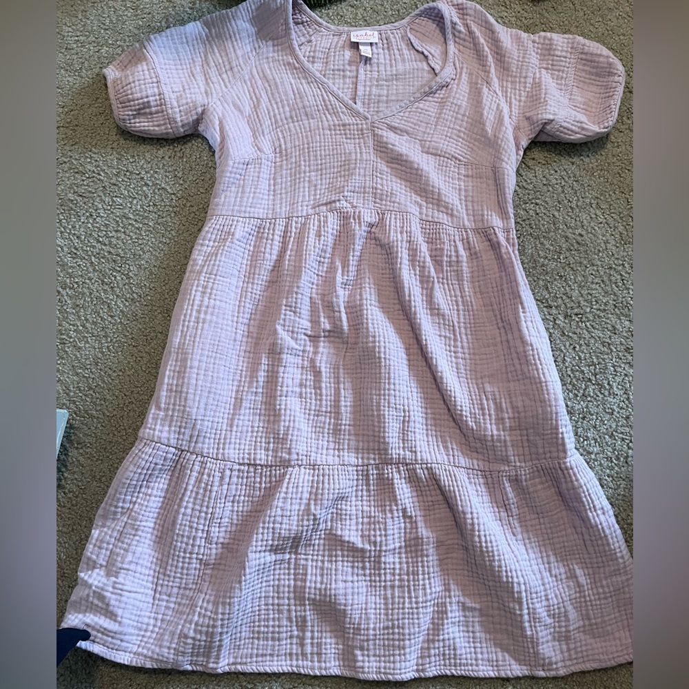 NWOT Tiered Lavender Maternity Dress
